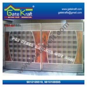 Entrance Steel ss ms gate designs Front gate for home in Delhi