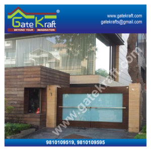 Stainless Steel Gates Images with Glass Dealers Suppliers Manufacturers in Delhi/Gurgaon