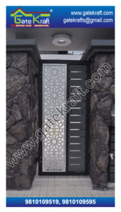 Single Door Steel Gate PVD Design Vendors Suppliers Dealers Manufacturers in Gurgaon