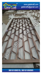 Single Door Steel Gate PVD Design Vendors Suppliers Dealers Manufacturers in Delhi